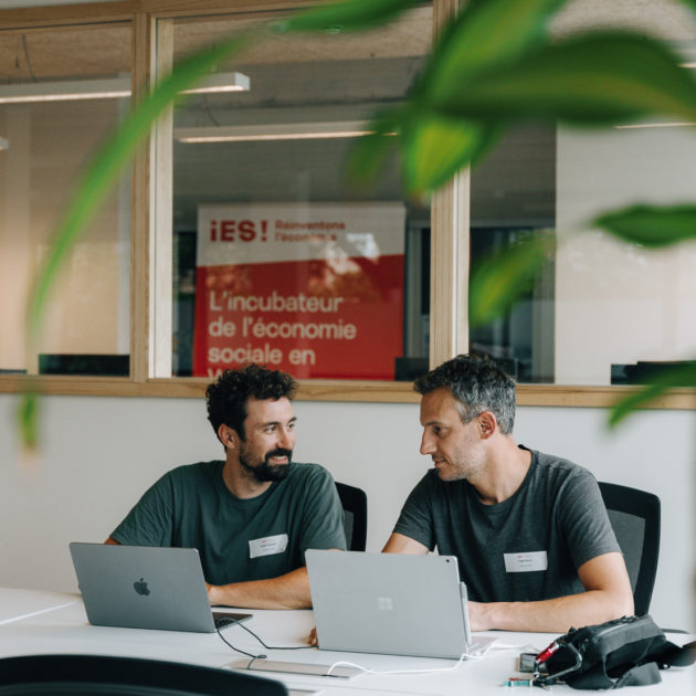 Personnes qui travaillent dans notre espace de co-working