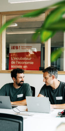 Personnes dans notre espace de co-working